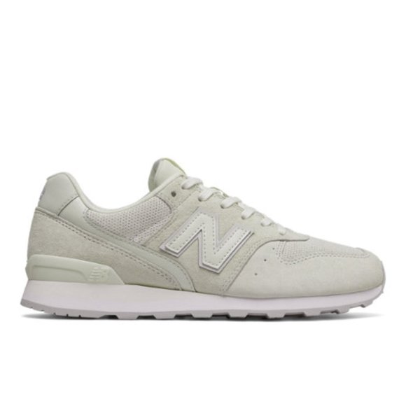 New Balance Shoes - New Balance White Beige Suede Sneaker size 8 wl696wpb